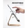 imageTablet Stand Adjustable Lamicall Tablet Stand  Desktop Stand Holder Dock Compatible with Tablet Such as iPad 2018 Pro 97 105 Air Mini 4 3 2 Kindle Nexus Accessories EReader 413 BlackGold