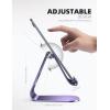 imageTablet Stand Adjustable Lamicall Tablet Stand  Desktop Stand Holder Dock Compatible with Tablet Such as iPad 2018 Pro 97 105 Air Mini 4 3 2 Kindle Nexus Accessories EReader 413 BlackPurple