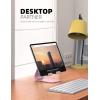 imageTablet Stand Adjustable Lamicall Tablet Stand  Desktop Stand Holder Dock Compatible with Tablet Such as iPad 2018 Pro 97 105 Air Mini 4 3 2 Kindle Nexus Accessories EReader 413 BlackRose Gold