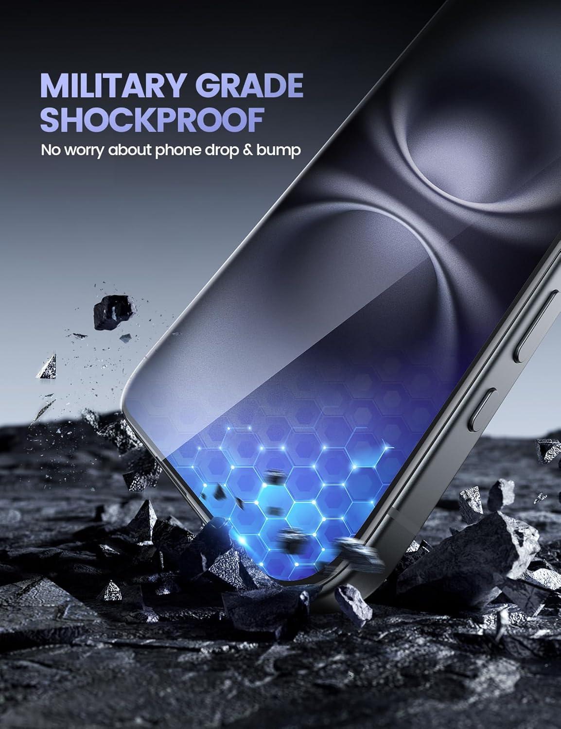 imageLamicall 22 for iPhone 16 Pro Max Screen Protector 69quot with Camera Lens Protector Top 9H Tempered Glass Film Easy Alignment AntiScratch 0 Bubbles HD Clear for iPhone 16 Pro Max  2Pack16 Plus67