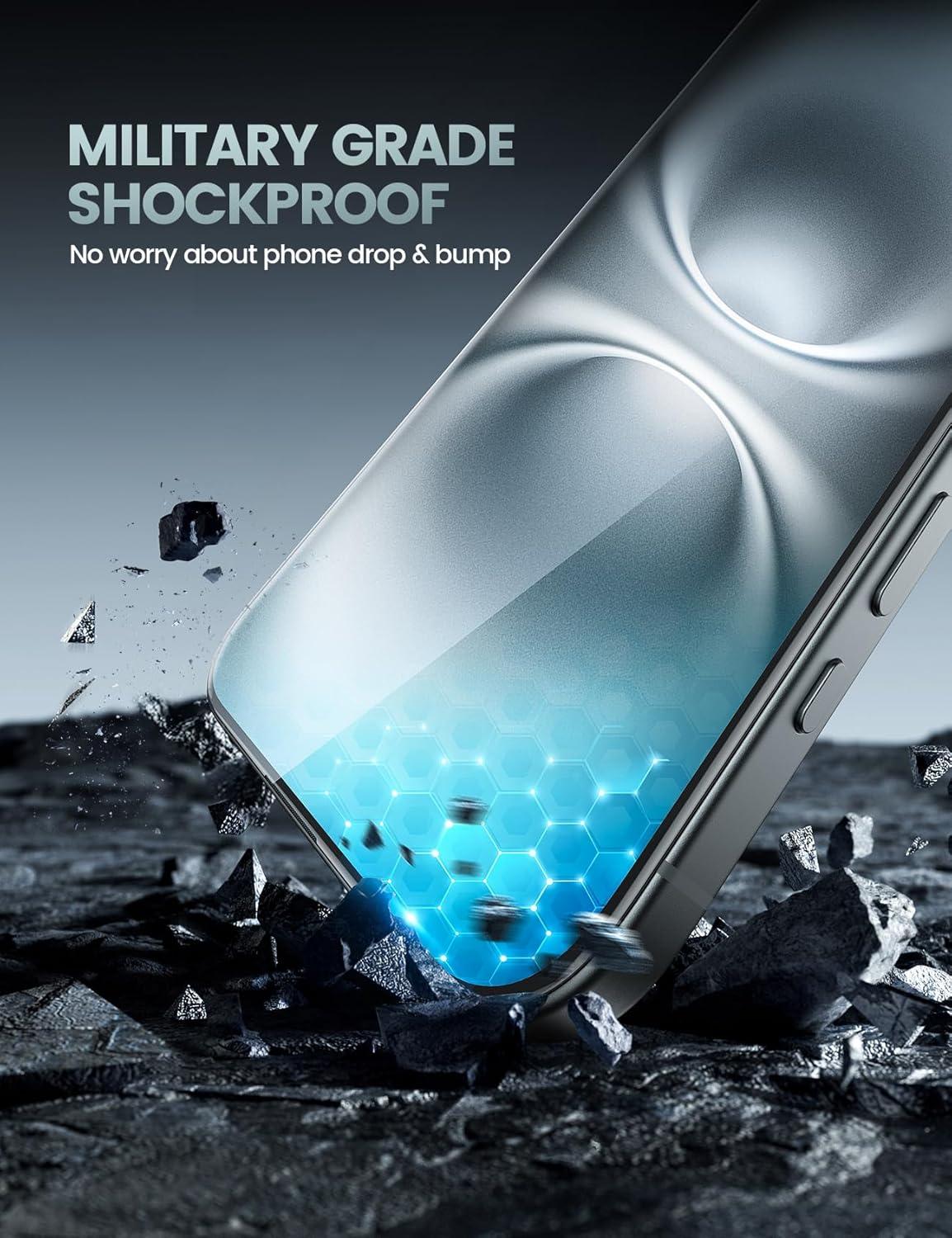 imageLamicall 22 for iPhone 16 Pro Max Screen Protector 69quot with Camera Lens Protector Top 9H Tempered Glass Film Easy Alignment AntiScratch 0 Bubbles HD Clear for iPhone 16 Pro Max  2Pack16 61