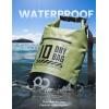 imageLamicall 10L Dry Bag Waterproof Backpack  Zippered Pocket Roll Top Waterproof Bag Olive Green ampamp Navy Blue