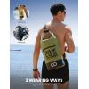 imageLamicall 10L ampamp 30L Dry Bag Waterproof Backpack  Zippered Pocket Roll Top Waterproof Bag Olive Green ampamp Lemon Yellow