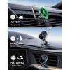 imageLamicall 15W for Magsafe Car Mount Charger  3in1 Upgraded Intelligent Chip 360 Wireless Car Phone Holder Charger Vent Dashboard Magnetic Phone Holders for Your Car for iPhone 16 15 Pro MaxNEW Upgraded  Silver