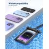 imageLamicall 2 Pack Cell Phone Bag for Mother Mom Birthday Gift for Father Teens Girls Boys Phone Pouch BlackBlack  Green