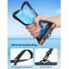 imageLamicall 2 Pack Cell Phone Bag for Mother Mom Birthday Gift for Father Teens Girls Boys Phone Pouch BlackOrange black 7