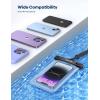 imageLamicall 2 Pack Cell Phone Bag for Mother Mom Birthday Gift for Father Teens Girls Boys Phone Pouch BlackTransparent7