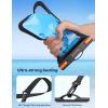imageLamicall 2 Pack Cell Phone Bag for Mother Mom Birthday Gift for Father Teens Girls Boys Phone Pouch Blackblack for 75 big case