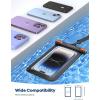 imageLamicall 2 Pack Cell Phone Bag for Mother Mom Birthday Gift for Father Teens Girls Boys Phone Pouch Blackblack for 75 big case