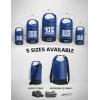 imageLamicall 20L ampamp 30L Dry Bag Waterproof Backpack  Zippered Pocket Roll Top Waterproof Bag Navy Blue ampamp Lemon Yellow