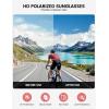 imageLamicall 24g Polarized Sports Sunglasses for Men Women  UV400 Protection Sun Glasses for Running Cycling Baseball FishingBlack Frameorange Lens