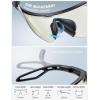 imageLamicall 24g Polarized Sports Sunglasses for Men Women  UV400 Protection Sun Glasses for Running Cycling Baseball FishingBlack Framephotochromic Gold Lens