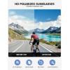 imageLamicall 24g Polarized Sports Sunglasses for Men Women  UV400 Protection Sun Glasses for Running Cycling Baseball FishingBlue Frameblue Lens