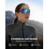 imageLamicall 24g Polarized Sports Sunglasses for Men Women  UV400 Protection Sun Glasses for Running Cycling Baseball FishingGray Frameblue Green Lens