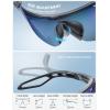 imageLamicall 24g Polarized Sports Sunglasses for Men Women  UV400 Protection Sun Glasses for Running Cycling Baseball FishingGray Frameblue Green Lens