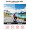 imageLamicall 24g Polarized Sports Sunglasses for Men Women  UV400 Protection Sun Glasses for Running Cycling Baseball FishingTransparent Framepink Lens