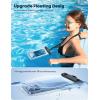 imageLamicall 2PCS Waterproof Phone Pouch Floating  88quot Soft 3D Seamless Design IPX8 Water Proof Cell Phone for Beach Dry Bag Beach Essentials for Cruise Travel Protector for 47 inches Phone