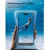 imageLamicall 2PCS Waterproof Phone Pouch Floating  88quot Soft 3D Seamless Design IPX8 Water Proof Cell Phone for Beach Dry Bag Beach Essentials for Cruise Travel Protector for 47 inches Phone