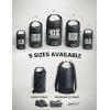imageLamicall Dry Bag Waterproof Backpack  Zippered Pocket 5L10L20L30L40L Roll Top Waterproof Bag with Water Proof Phone Pouch Floatable Drybag for Swimming Boating Kayaking Camping BeachBlack