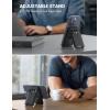 imageLamicall Lightweight for Magsafe Wallet Stand  Slim Magnetic Phone Card Holder Adjustable Leather Phone Wallet Stand Magnetic for iPhone 1615141312 Series Not for Mini Mag Safe AccessoriesMidnight Black