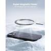 imageLamicall Magnetic Case for iPhone 14 Pro  Magnet Case Compatible for Magsafe AntiSlip Edge MILGrade Airbag Shockproof Translucent Hard Slim Protective Apple iPhone 14 Pro Cover BlackBlack