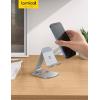 imageLamicall Phone Stand for Apple MagSafe Charger Not Fits 2024 Ver  Dual Hinge Collapsible Adjustable Charging Holder Dock for Desk Nightstand Fit for Airpods iPhone 16151413 SeriesOnly Standfor NonMagSafe  Stable Base Stand