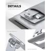 imageLamicall Phone Stand for Apple MagSafe Charger Not Fits 2024 Ver  Dual Hinge Collapsible Adjustable Charging Holder Dock for Desk Nightstand Fit for Airpods iPhone 16151413 SeriesOnly Standfor NonMagSafe  Stable Base Stand