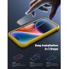 imageLamicall Professional Screen Protector for iPhone 1413 13 Pro 61 inch Military Grade Tempered Glass Film Ultra HDAnti FingerprintFull Screen ProtectionQuick Install Tool 9H 2 Pack14 Pro Max67
