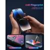 imageLamicall Professional Screen Protector for iPhone 1413 13 Pro 61 inch Military Grade Tempered Glass Film Ultra HDAnti FingerprintFull Screen ProtectionQuick Install Tool 9H 2 Pack15 Pro 61
