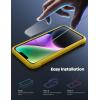 imageLamicall Professional Screen Protector for iPhone 1413 13 Pro 61 inch Military Grade Tempered Glass Film Ultra HDAnti FingerprintFull Screen ProtectionQuick Install Tool 9H 2 Pack14 61