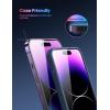 imageLamicall Professional Screen Protector for iPhone 1413 13 Pro 61 inch Military Grade Tempered Glass Film Ultra HDAnti FingerprintFull Screen ProtectionQuick Install Tool 9H 2 Pack14 Pro Max67