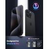 imageLamicall Professional Screen Protector for iPhone 1413 13 Pro 61 inch Military Grade Tempered Glass Film Ultra HDAnti FingerprintFull Screen ProtectionQuick Install Tool 9H 2 Pack16 Pro 63