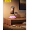 imageLamicall Qi2 Wireless Charging Station for MagSafe  4 in 1 15W Fast Wireless Charger Stand with Night Light for iPhone 16 15 14 13 12 Pro Max Apple Watch Ultra Series 10 9 SE Airpods 4 3 Pro