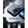 imageLamicall Shockproof Case for iPhone 14 Pro Max Compatible for Magsafe  Super Protective but Slim Case10 FT Drop Protection Magnetic Translucent Frosted14 Pro 61
