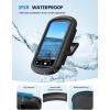 imageLamicall Shower Phone Holder with Speaker Holes IPX6 Waterproof Clear Sound ampamp 480 Rotation Shower Case Accessories Waterproof Bathroom Wall Mount for iPhone 16 Pro Max S25 Ultra 47quot Big PhonesClassic Black