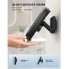 imageLamicall Shower Phone Holder with Speaker Holes IPX6 Waterproof Clear Sound ampamp 480 Rotation Shower Case Accessories Waterproof Bathroom Wall Mount for iPhone 16 Pro Max S25 Ultra 47quot Big PhonesClassic Black