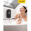 imageLamicall Shower Phone Holder with Speaker Holes IPX6 Waterproof Clear Sound ampamp 480 Rotation Shower Case Accessories Waterproof Bathroom Wall Mount for iPhone 16 Pro Max S25 Ultra 47quot Big PhonesClassic Black