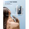imageLamicall Shower Phone Holder with Speaker Holes IPX6 Waterproof Clear Sound ampamp 480 Rotation Shower Case Accessories Waterproof Bathroom Wall Mount for iPhone 16 Pro Max S25 Ultra 47quot Big PhonesSnow White