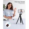 imageLamicall Tripod for Camera  3 in 1 Flexible Tripod for iPhone with Wireless Remote  iPhone Tripod Stand for Video Recording Vlogging Compatible with iPhone Samsung Go Pro Small Digital CameraNEW Upgraded Tripod for Camera  Dark Grey