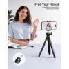 imageLamicall Tripod for Camera  3 in 1 Flexible Tripod for iPhone with Wireless Remote  iPhone Tripod Stand for Video Recording Vlogging Compatible with iPhone Samsung Go Pro Small Digital CameraBlack