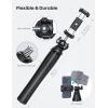 imageLamicall Tripod for Camera  3 in 1 Flexible Tripod for iPhone with Wireless Remote  iPhone Tripod Stand for Video Recording Vlogging Compatible with iPhone Samsung Go Pro Small Digital CameraBlack