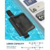 imageLamicall Waterproof Fanny Pack Cruise Essentials 2025  Elastic Waist Strap Dry Bag Pouch Travel Boat Paddle Kayak Beach Swimming Accessories 87 for iPhone 16 15 14 13 Pro Max GalaxyTransparent Black
