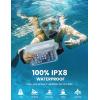 imageLamicall Waterproof Fanny Pack Pouch  2Pack 2025 Elastic Waist Strap IPX8 Dry Bags Water Proof Pouch for Swimming Beach Kayaking Cruise Ship Essentials 87 for iPhone 16 15 14 13 Pro MaxClear