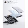 imageLaptop Cooler Lamicall Laptop Cooling Pad  Portable Height Adjustable Laptop Cooling Fan Stand Holder Riser