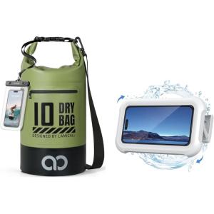 imageLamicall Dry Bag Waterproof Backpack ampamp Shower Phone Holder Waterproof