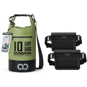 imageLamicall Dry Bag Waterproof Backpack ampamp Waterproof Fanny Pack