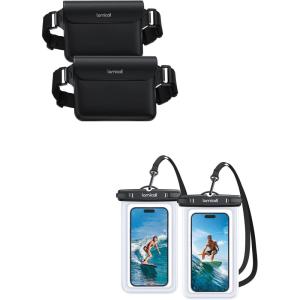 imageLamicall Waterproof Phone Pouch Case ampamp Waterproof Fanny Packs