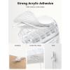 image12Pack Cord Organizer Spring Clips Office Desk Accessories  Lamicall Desk Cable Management Clips Dorm Room Bedroom Essentials Phone Charger Cord Holder Wire Organizer Keeper for NightstandTransparent