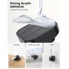 image5Pack Cable Spring Holder Clips Cord Organizer for Desk  Lamicall Adjustable Cord Wire Holder Keeper Phone Charger Organizer Clips Wire Cable Management for Nightstand Wall Car Office DesktopBlack