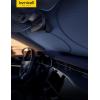 imageLamicall Car Windshield Sun Shade  4Layer Reflective 240T Sun ampamp UV Reflective Windshield Cover Sun Shade  Easy Install Foldable  59quotx31quot Windshield Cover for Compact Sedan SUV